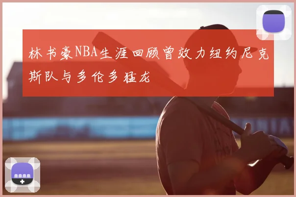 林书豪NBA生涯回顾曾效力纽约尼克斯队与多伦多猛龙